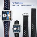 Für TAG Heuer Monaco Armband CAW211M 211P CAW211R 211T atmungsaktive 22mm Echtes Leder band herren