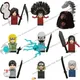 KDL814 K2111 Anime ziegel Naruto bausteine mini aktion spielzeug figuren Uchiha Itachi Kakashi