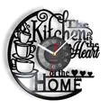 Die Küche Die Herz Der Home Inspiriert Vinyl Record Uhr Moderne Design Vinyl Wand Uhr Küche Decor