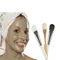 3 farben Gesichts Maske Weichen Bürste Holzgriff Tragbare Gesicht Hautpflege Schönheit Kosmetik