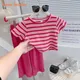 Bär Führer Sommer rosa Hosen T-Shirt Kinder Kleidung Set Mädchen Schuluniform 2 Stück Kind Set