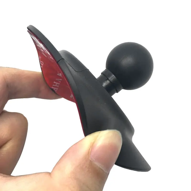 Gummi Ball Kopf Montieren Auto Dashboard Saugnapf Runde Platte mit Klebeband für GPS Kamera Smartphones Zubehör