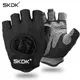 SKDK Gym Handschuhe Gewichtheben Workout Hantel Crossfit Bodybuilding Zubehör Atmungsaktiv Fitness