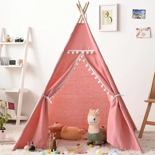 1.35/1 6 m Tragbare Kinder Tipi Zelte Tipi Zelt Für Kind Spielen Haus Wigwam für Kinder Tipi