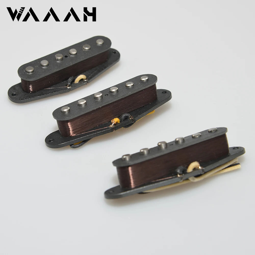 Hot texas blues strats tyle pickup set sss hand gewickelt alnico 5 texas speziell für die herstellung von blues rock st gitarre e-gitarre Image