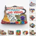 Welt Tourismus Kühlschrank Magnet Souvenir USA Las Vegas Florida Kulturellen Landschaft Kühlschrank