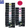 1 stücke KZE 12mm Multicolor Kompatibel Brother tze-231 laminiert tze231 tze 231 label Band tz231