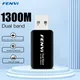 Fenvi 1300mbps dual band 2 4g/5ghz usb 3 0 wireless ac wi fi adapter 802 11 ac wifi empfänger