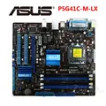 ASUS P5G41C-M LX Motherboard 1066MHz 2 x DDR2 DDR3 8GB LGA 775 G41 P5G41CM LX Desktop Mainboard