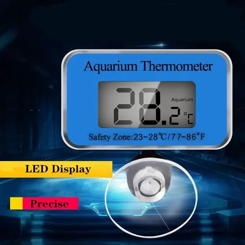 Neue Aquarium Thermometer Wasserdicht LCD Digital Aquarium Tauch Thermometer Meter Temperatur