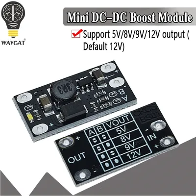1 5 EINE Multi-funktion Mini Boost Modul Schritt Up Board 5V 8V 9V 12V LED anzeige Diy Spannung