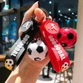 Sport Fußball Schlüsselanhänger 3D Metall Sport Keychain Auto Tasche Ornamente Schlüsselring Für