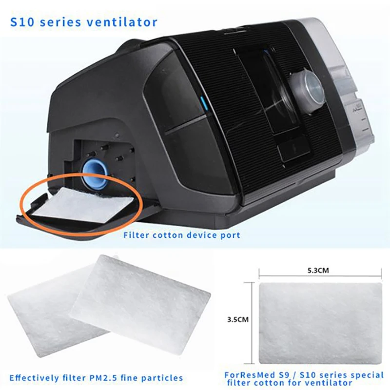 30Pcs Einweg Air Filter Premium Einweg Universal Ersatz Filter für ResMed AirSense 10 AirCurve10 S9 Image