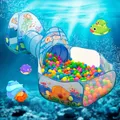 3 in 1 Kinder Ball Pool Baby Ballon Laufs tall tragbare Kinder Zelt Ball Grube kriechen Tunnel