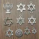 20 Stück / Los Star Of David Anhänger Charms Antik Silber Farbe Star Of David Charms Schmuck DIY