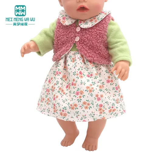 Kleidung für Puppen Passt 43cm Spielzeug Neue Geboren Puppe amerikanische puppe Mode baumwolle jacke