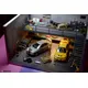 1/64 skala Diorama Auto Garage Modell Modell LED Beleuchtung Doppel Deck Garage Auto Parkplatz