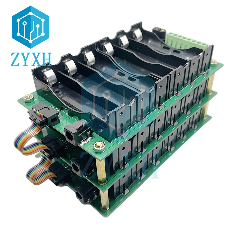 BMS 3S 6S 2P 4P 40A 80A 18650 Power Wand Li-Ion Lithium-Batterie Balance Packs Halter stehen Lagerung Box Für Ebike/Power Bank DIY Image