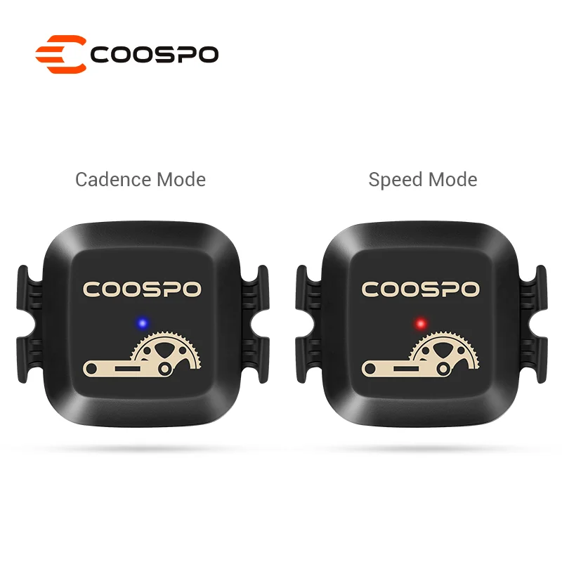 COOSPO BK467 Trittfrequenz-/Geschwindigkeitssensor Dual Mode U/min Monitor Bluetooth 4.0 ANT+ Rennrad für Wahoo Garmin Fahrradcomputer Image