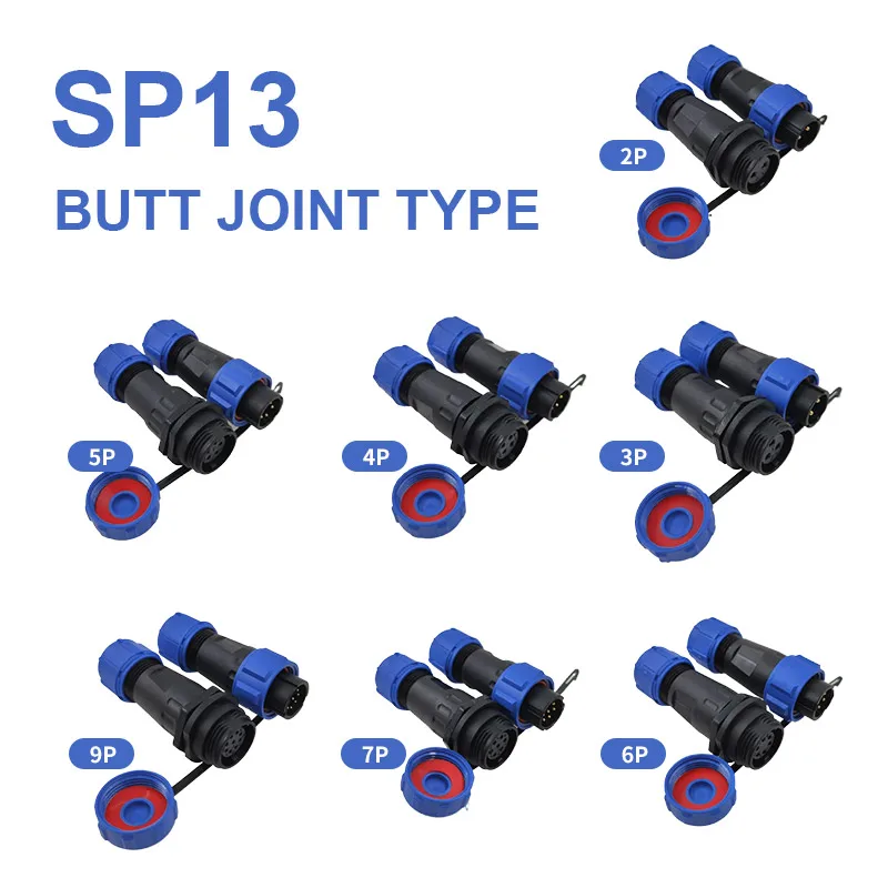 SP1310 SP1311 Wasserdichter Docking-Stecker SP13 2-poliger 3-poliger 4-poliger 5-poliger 6-poliger 7-poliger IP68-Kabelstecker Image