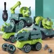 Kinder der Bau Spielzeug Dinosaurier Projekt Automobil Bagger Dump Lkw Bildung Diy Auto Spielzeug