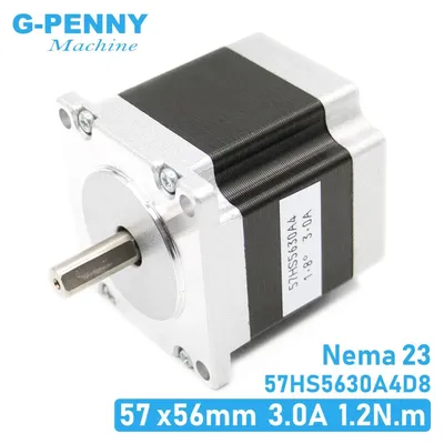 Schrittmotor 57x56 D = 8mm NEMA23 4 drähte 3A 1 26 N.m stepping motor 180Oz-in NEMA 23 für CNC
