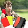 Fußball Fußball Schiedsrichter Karte setzt Warnung Schiedsrichter rote und gelbe Karten mit