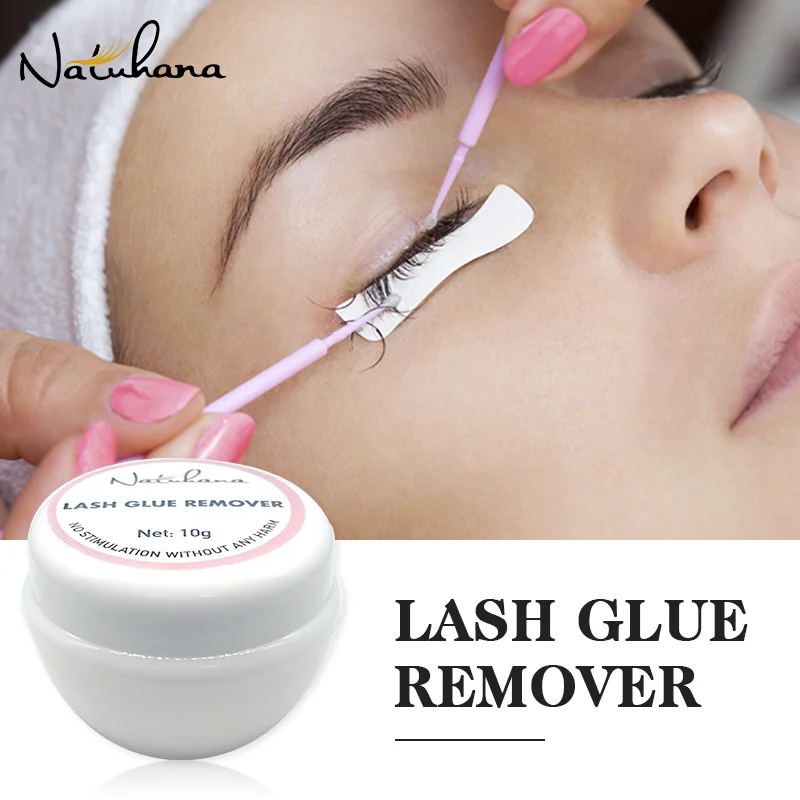 NATUHANA 10g/15g Pfropfen Wimpern Verlängerung Kleber Creme Entferner Nicht reizend Anlage Wimpern Gel Remover Klebstoff für Make-Up-Tools Image