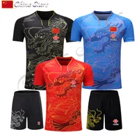 China Dragon Tischtennis Trikots Shorts Männer Frauen Kind Tischtennis Trikot Tischtennis Shirt
