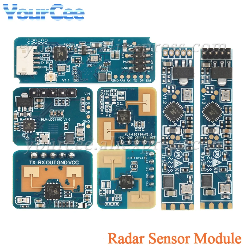 2 teile/los Millimeter Welle Bewegung Menschliche Anwesenheit Radar Sensor LD2410D LD2410B LD2410C LD2450 LD1030 LD1020 LD2411 LD116 LD1010 Image