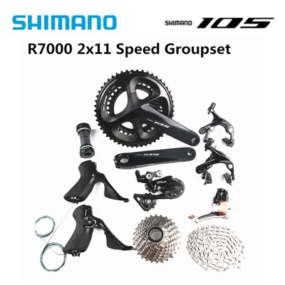 SHIMANO 105 R7000 Groupset 2x11 Speed 170/172.5/175mm 50-34T 52-36T 53-39T Rennrad Fahrrad Kit