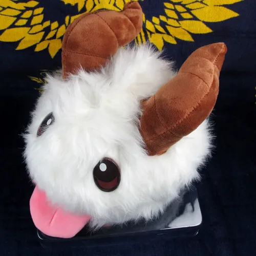 Neue 25Cm Nette Spiel League of Legends PUAL LOL Begrenzte Poro Plüsch Stofftier Kawaii Puppe Weiße