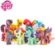 12 stücke My Little Pony Action-figuren Spielzeug Cartoon Anime Twilight Sparkle Modell Puppe Zimmer