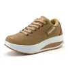 2022 schuhe für Frauen Herbst Mode Plattform Turnschuhe Frauen Plus Größe Schnürung Casual Sport Schuhe Keil Faulenzer Zapatos De Mujer
