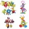 Neue Hängen Spirale Rassel Kinderwagen Nette Tiere Krippe Mobile Bett Baby Spielzeug 0-12 Monate