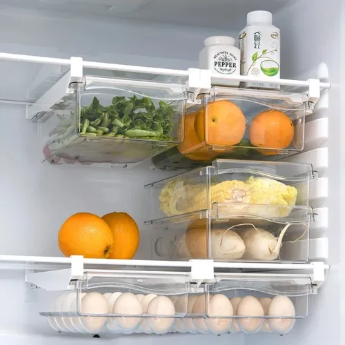 Kühlschrank Veranstalter Obst Ei Kühlschrank Lager regal unter Regal Kühlschrank Schublade Box