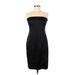 Calvin Klein Cocktail Dress - Sheath: Black Solid Dresses - Women's Size 6