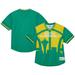 Men's Mitchell & Ness Green Seattle SuperSonics Jumbotron 3.0 Mesh V-Neck T-Shirt