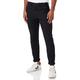 SELETED HOMME Herren SLHSLIM-Miles 175 Brushed Pants W NOOS Hose, Black/Detail:Structure, 33 W/32 L