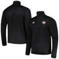 Men's adidas Black Texas A&M Aggies 2023 Sideline AEROREADY Half-Zip Top