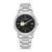 Women's Citizen Watch Silver Notre Dame Fighting Irish Eco-Drive Black Dial Stainless Steel