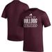 Men's adidas Maroon Mississippi State Bulldogs AEROREADY Pregame T-Shirt