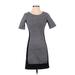 J.Crew Casual Dress - Bodycon: Gray Marled Dresses - Women's Size 00
