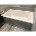 Hydro Systems Designer 60" x 32" Drop in/Undermount/Alcove/Tile in Air Acrylic Bathtub Acrylic in White | Wayfair LAC6032ATA-WHI-WOV.SN