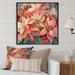 Red Barrel Studio® Red Blossoming Poinsettias IV Framed On Canvas Print Canvas, Cotton in Green/Red | 30 H x 30 W x 1 D in | Wayfair