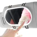 Car Sun Visor Baby Mirror | High Definition Vanity Mirror For Make Up And Sun Protection | Female