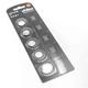 Vhbw - 5x piles boutons CR1220 3V au lithium compatible avec prothèses auditives, montres, clés de