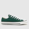 Converse all star ox trainers in dark green