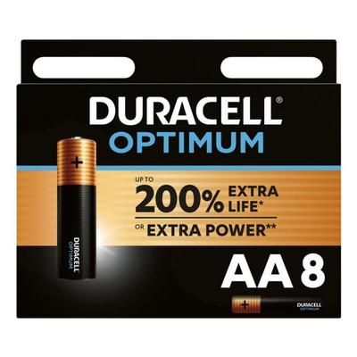 Duracell 8er-Pack Batterien »Optimum« Mignon / AA