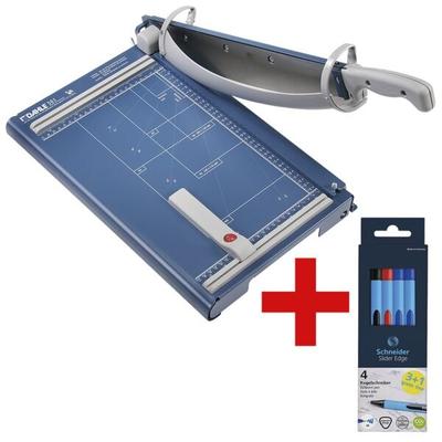 Hebelschneider »561« inkl. 4er-Pack »Slider Edge XB« blau, Dahle